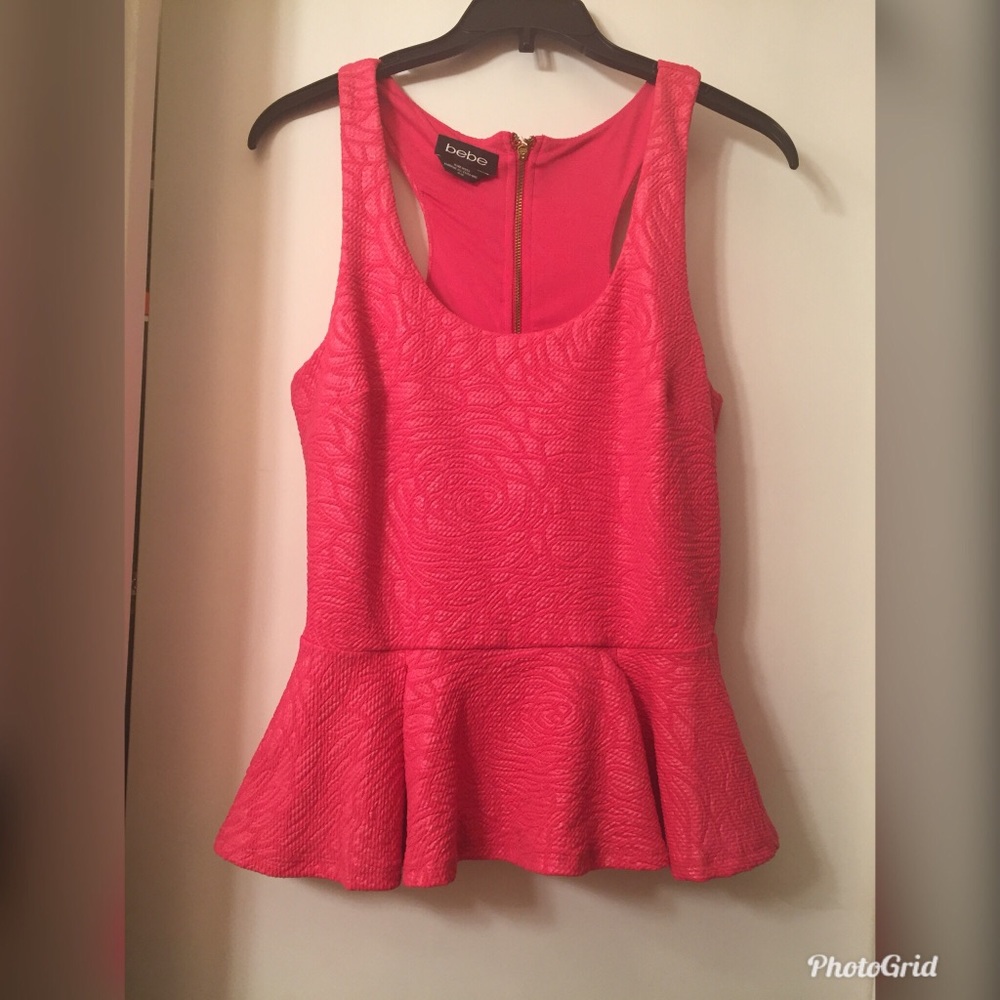 Bebe Peplum top!